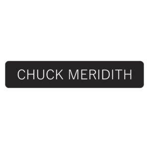 Employee Desk Plate - Black