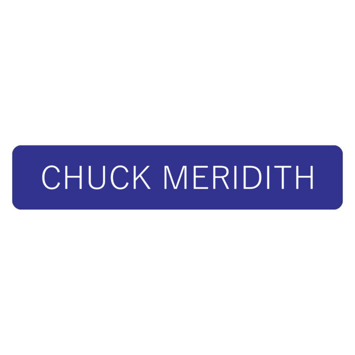 Employee Desk Plate | Blue