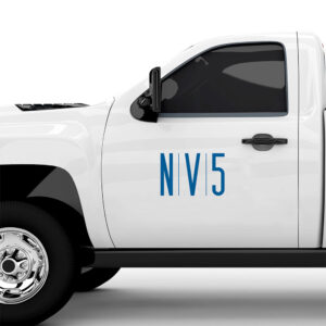 Truck Decal | Blue Logo