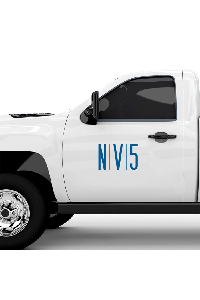 Truck Decal | Blue Logo