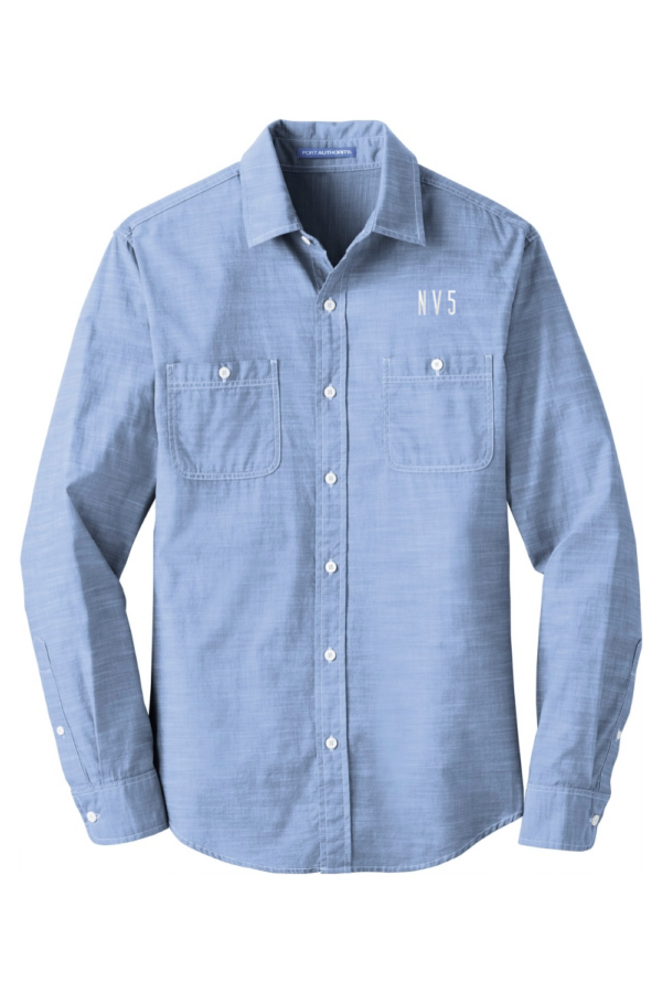 Men's Slub Chambray Shirt - Image 2