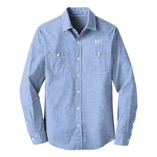 Men's Chambray Shirt - Image 2